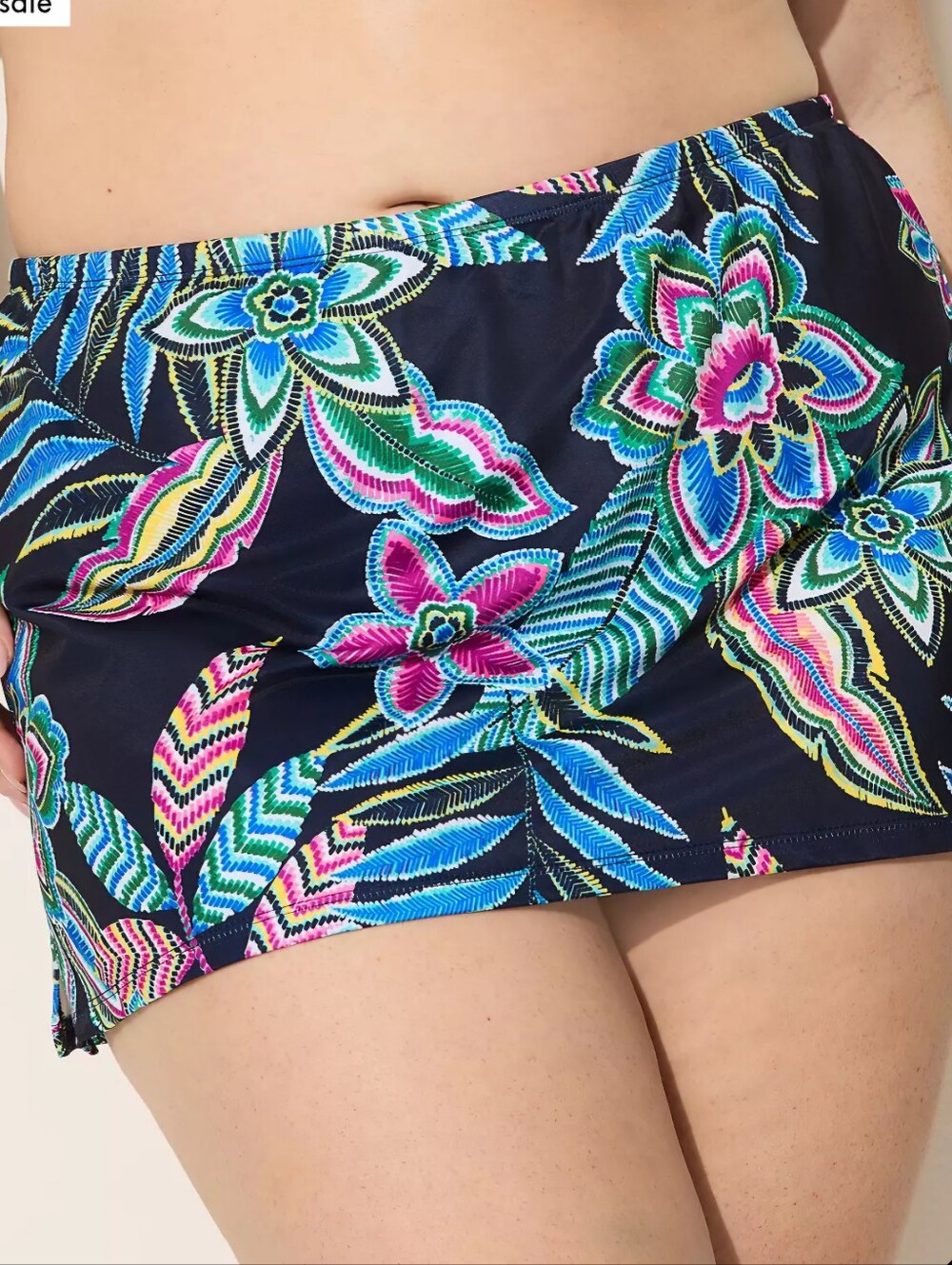 NWT Swim By Cacique Women's Floral Multicolor Tropical Skort Bottom Size 18 Plus